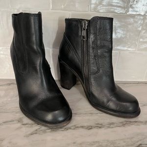 All Saints Black Leather Boots size 38